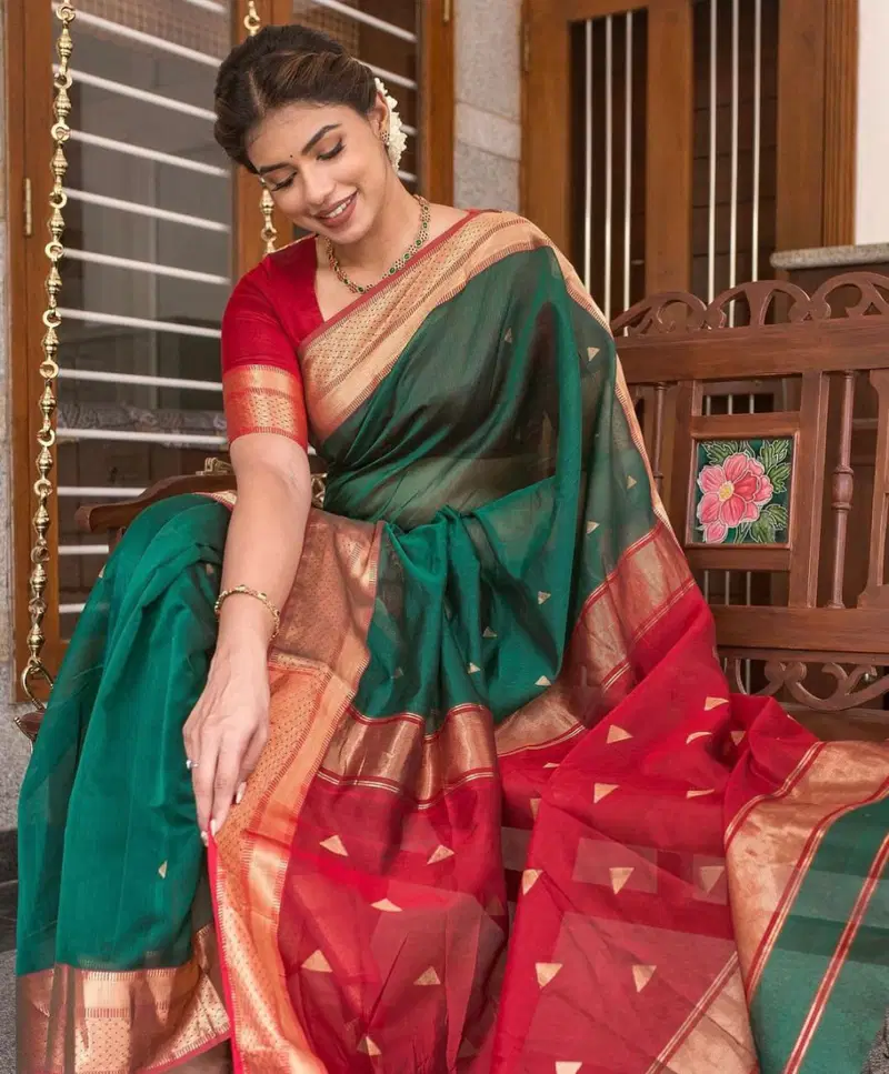 DDF Triveni Party Wear Soft Banarasi Silk Sarees Catalog